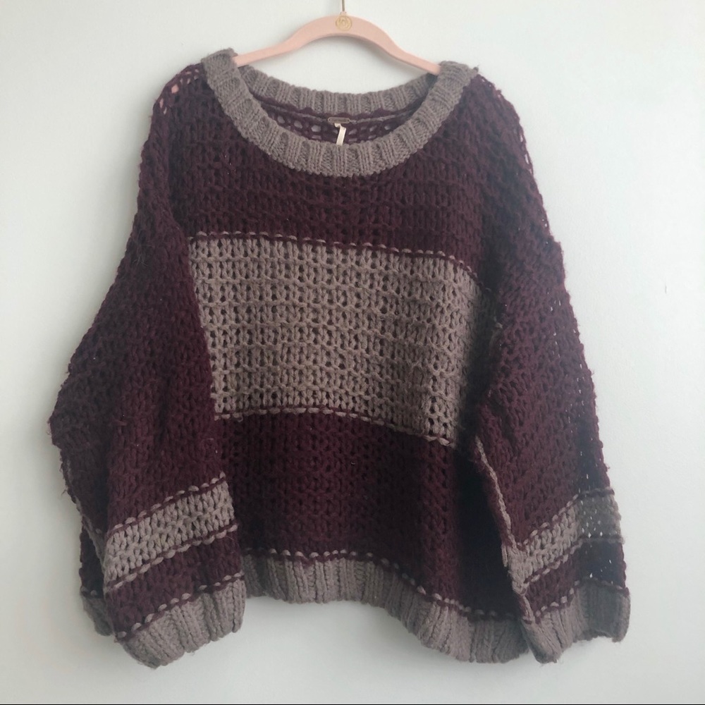 Free People Knit Sweater, Size S